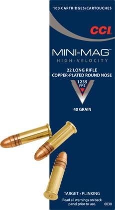 100, CCI, .22LR
